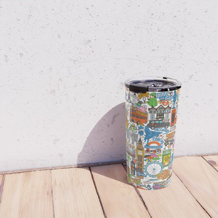 London City Map Travel Mug Gallery Image 4