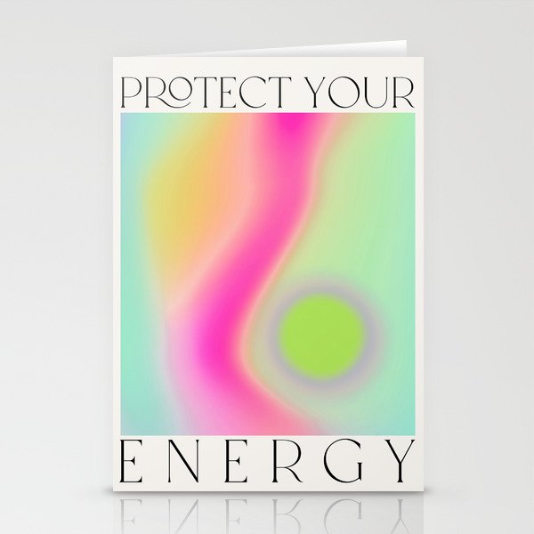Protect Your Energy Stationery Card Gallery Image 2