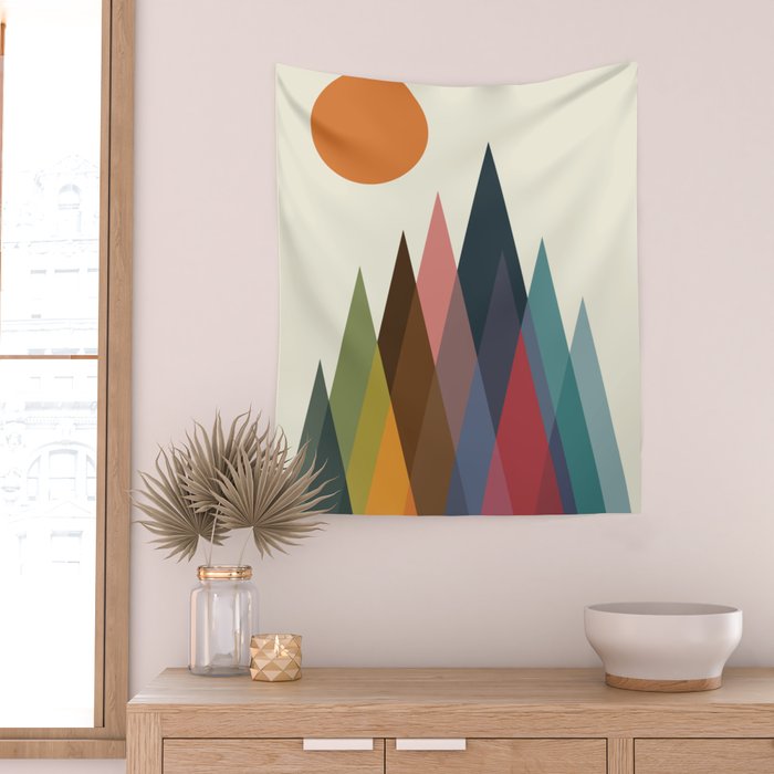 Infinity Mountain Wall Tapestry Gallery Image 2