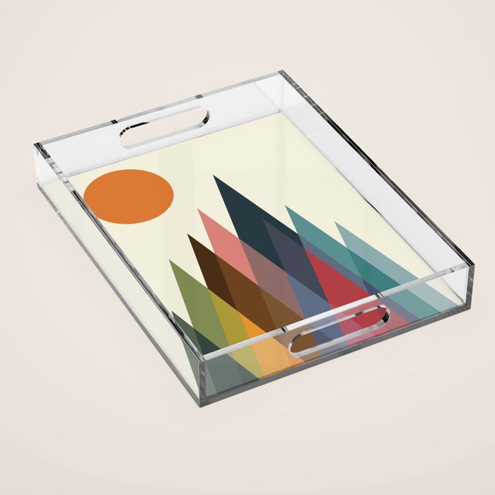 Infinity Mountain Acrylic Tray Gallery Image 1