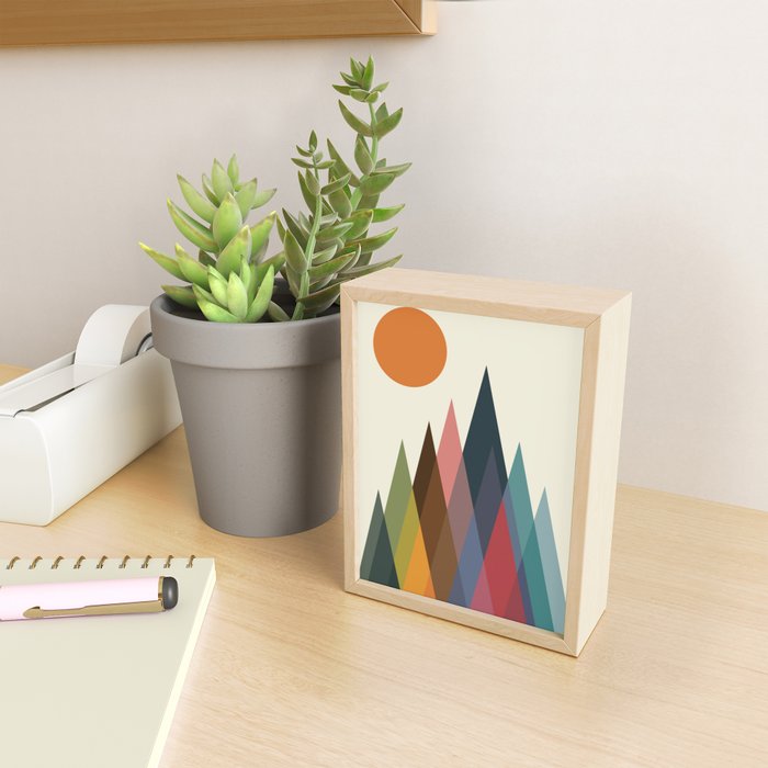 Infinity Mountain Mini Art Print Gallery Image 2