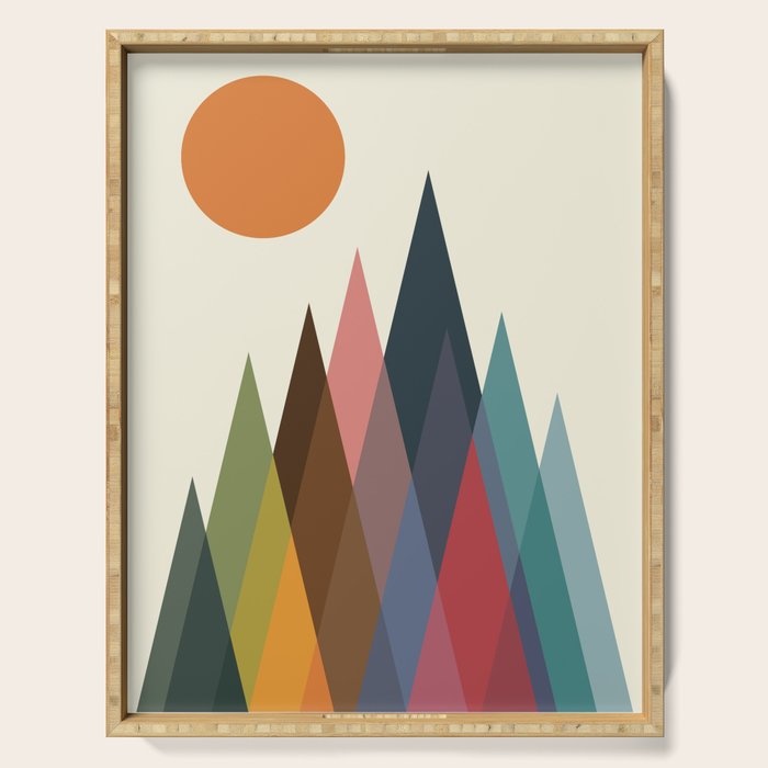Infinity Mountain Serving Tray Gallery Image 1