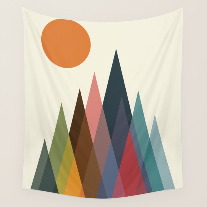 Infinity Mountain Wall Tapestry Gallery Image 1