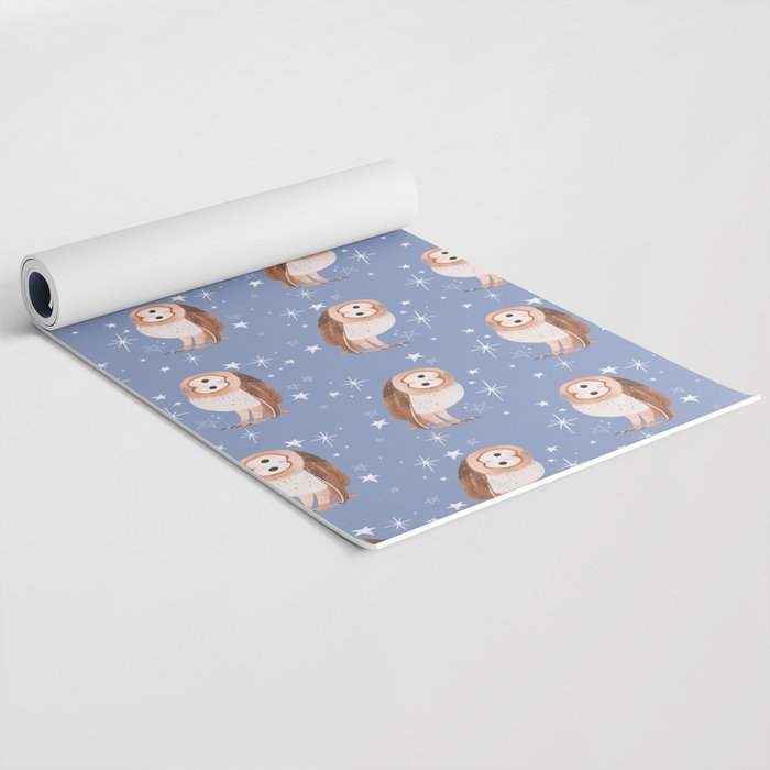 Barn Owl Yoga Mat Gallery Image 2
