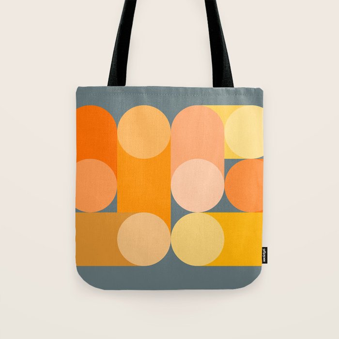 Modern Geometric 87A Tote Bag Gallery Image 1
