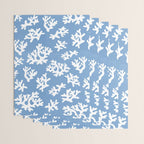 Coral Reef - denim blue Wrapping Paper Gallery Image 3