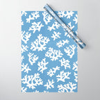 Coral Reef - denim blue Wrapping Paper Gallery Image 1
