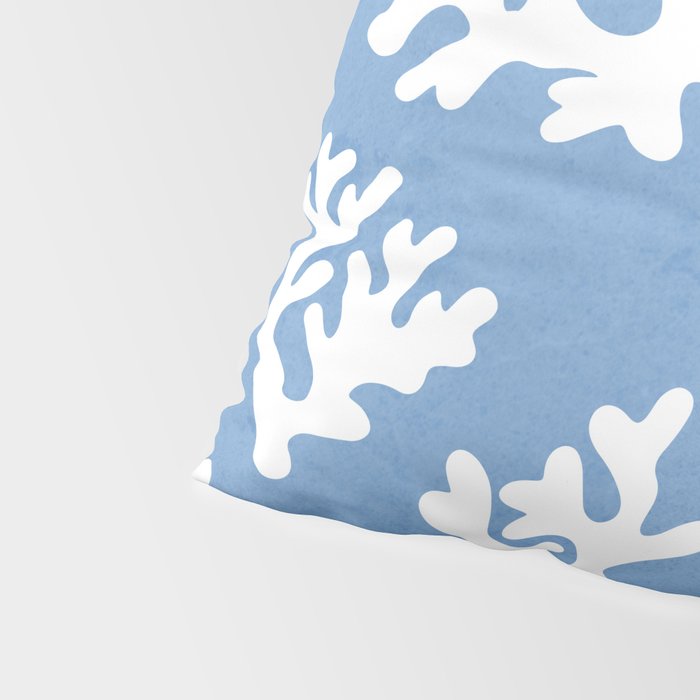 Coral Reef - denim blue Pillow Sham Gallery Image 4