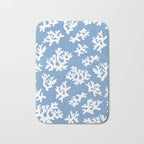 Coral Reef - denim blue Bath Mat Gallery Image 1