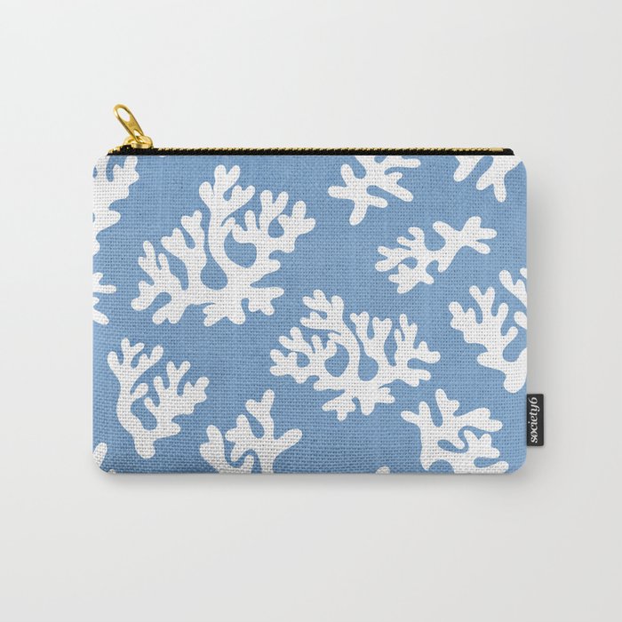 Coral Reef - denim blue Carry All Pouch Gallery Image 1