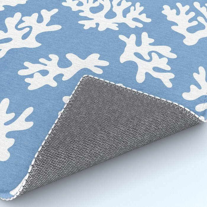 Coral Reef - denim blue Rug Gallery Image 4