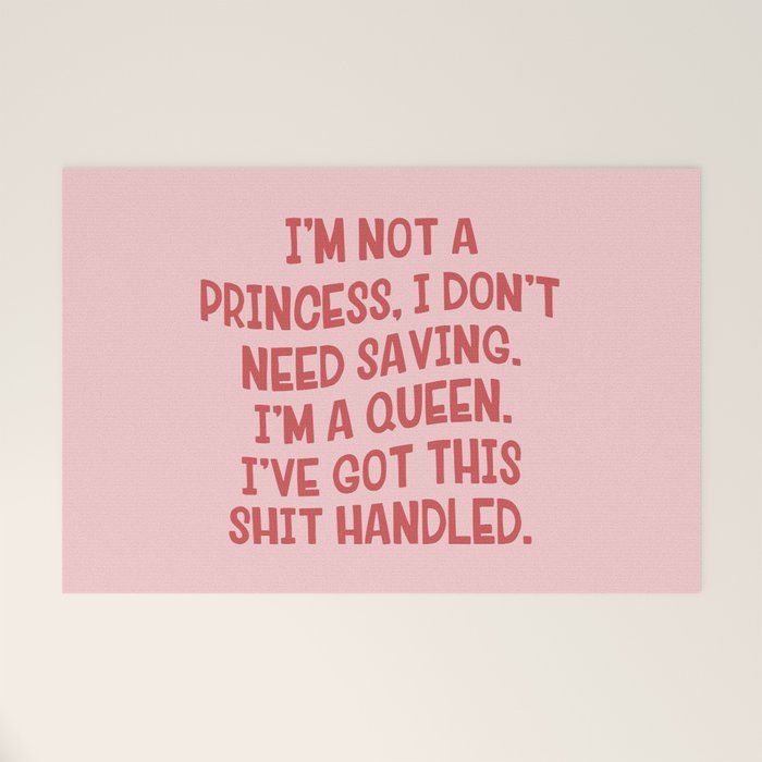 I've Got This Shit Handled, Funny,  Saying Welcome Mat Gallery Image 1