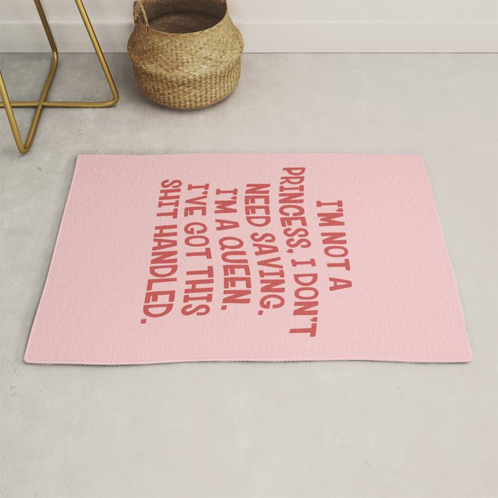 I've Got This Shit Handled, Funny,  Saying Rug Gallery Image 1