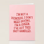 I've Got This Shit Handled, Funny,  Saying Stationery Card Gallery Image 2