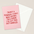 I've Got This Shit Handled, Funny,  Saying Stationery Card Gallery Image 2