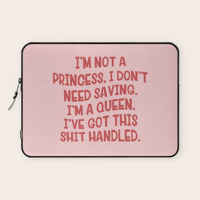 I've Got This Shit Handled, Funny,  Saying Laptop Sleeve Gallery Image 1