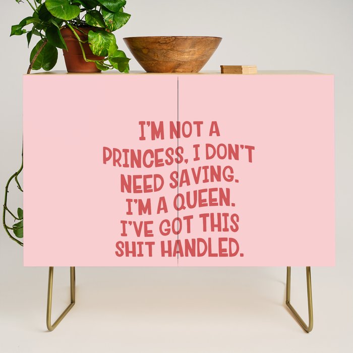 I've Got This Shit Handled, Funny,  Saying Credenza Gallery Image 1