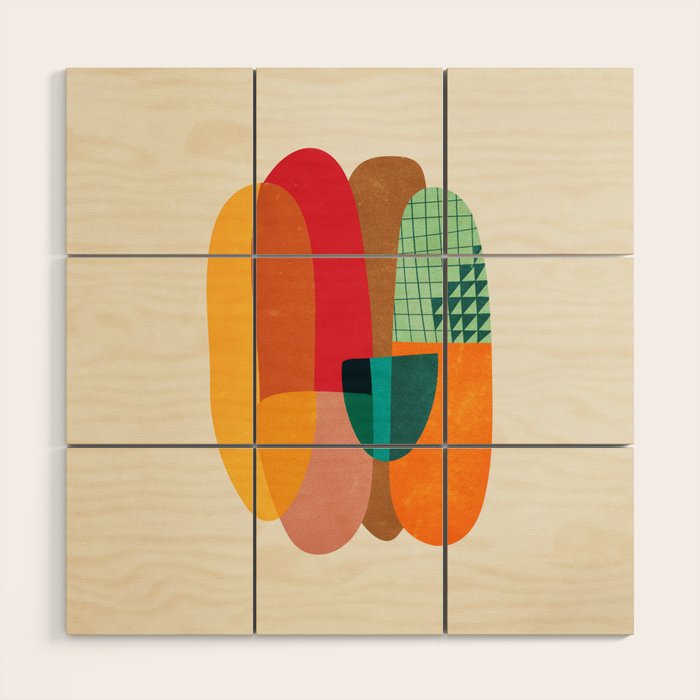 Art Pills: Mid-Century Edition Wood Wall Art Gallery Image 1