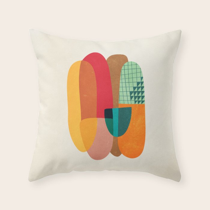 Art Pills: Mid-Century Edition Throw Pillow Gallery Image 1