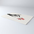 Skeleton Hand with Flower Rug Gallery Image 3