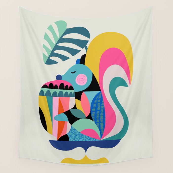 Dream big little squirrel Wall Tapestry Gallery Image 4