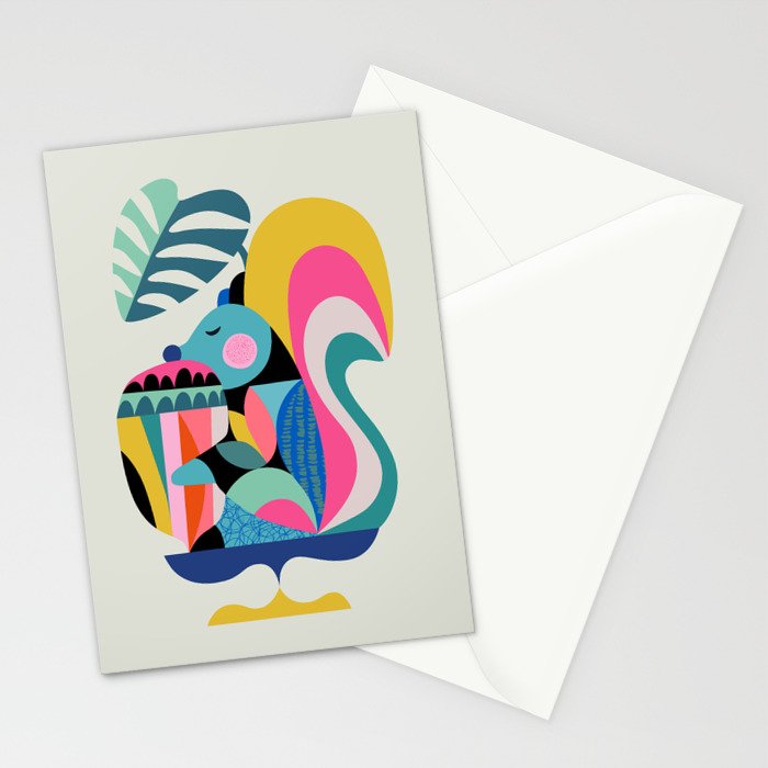 Dream big little squirrel Stationery Card Gallery Image 2