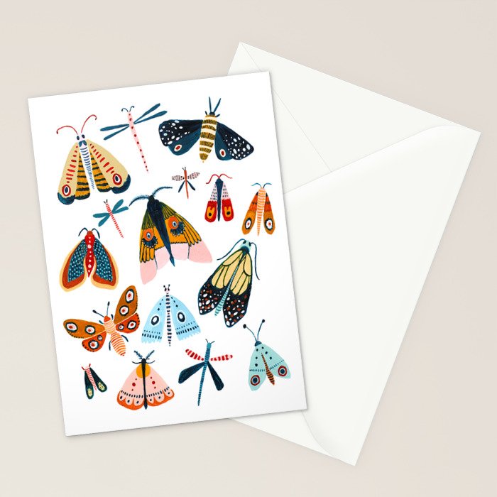 Moth Species Stationery Card Gallery Image 2