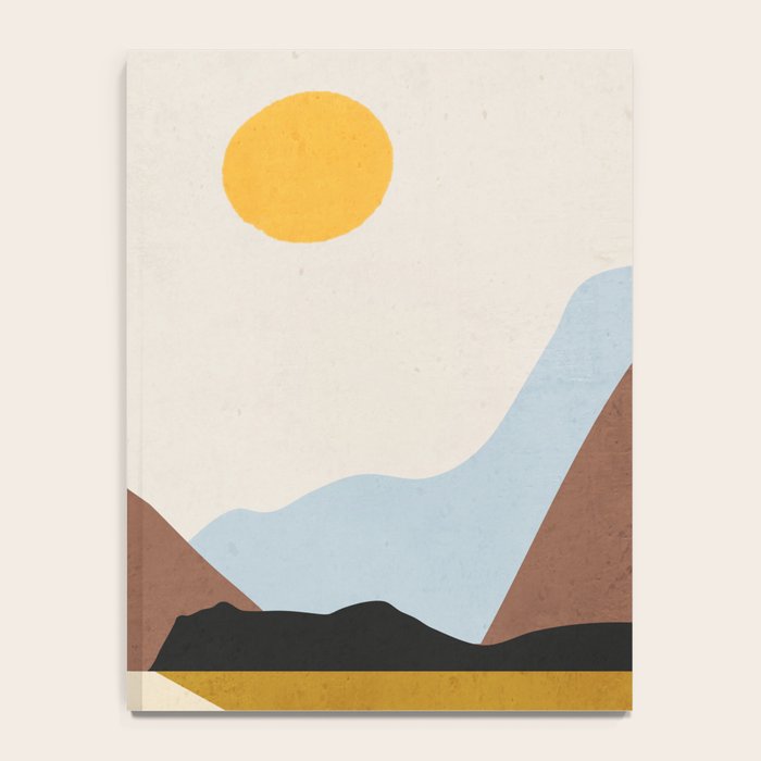 Minimal Art Landscape 9 Notebook Gallery Image 4