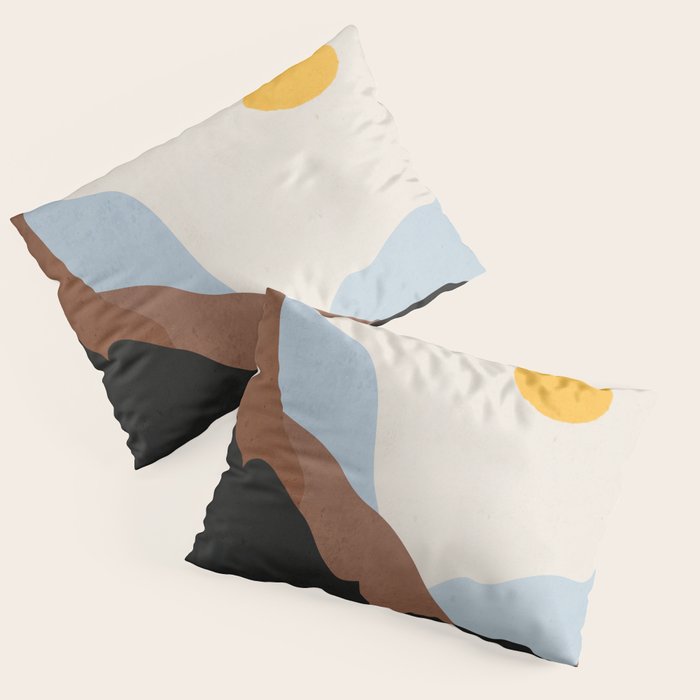 Minimal Art Landscape 9 Pillow Sham Gallery Image 1