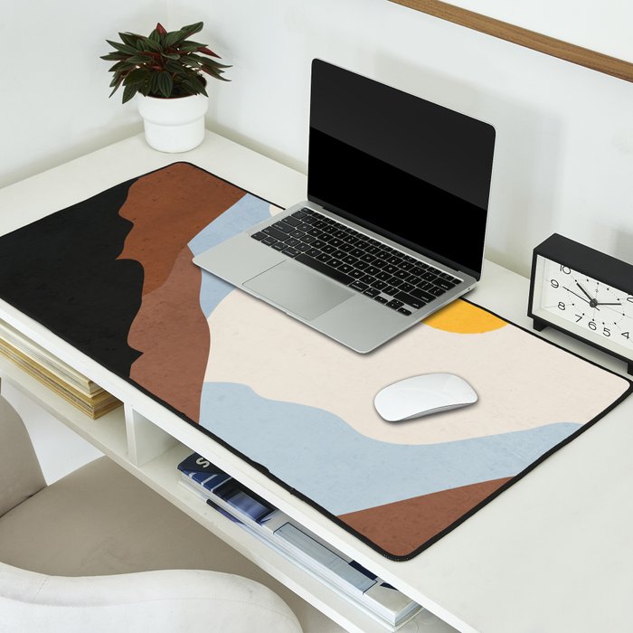 Minimal Art Landscape 9 Desk Mat Gallery Image 2