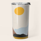 Minimal Art Landscape 9 Travel Mug Gallery Image 2