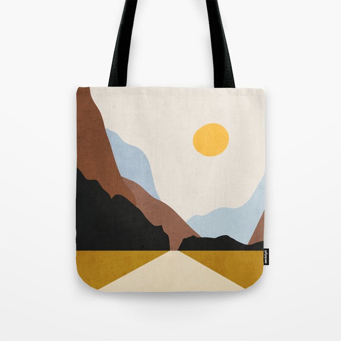 Minimal Art Landscape 9 Tote Bag Gallery Image 1