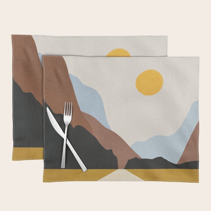 Minimal Art Landscape 9 Placemat Gallery Image 1