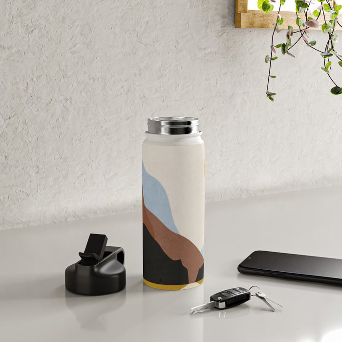 Minimal Art Landscape 9 Water Bottle Gallery Image 4