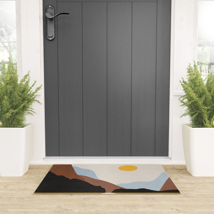 Minimal Art Landscape 9 Welcome Mat Gallery Image 3