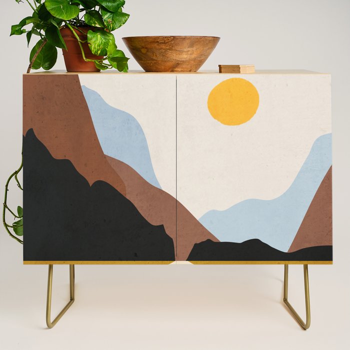 Minimal Art Landscape 9 Credenza Gallery Image 1