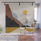 Minimal Art Landscape 9 Wall Mural Gallery Image 1