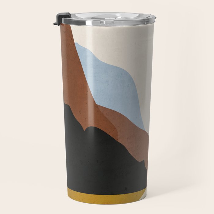 Minimal Art Landscape 9 Travel Mug Gallery Image 3