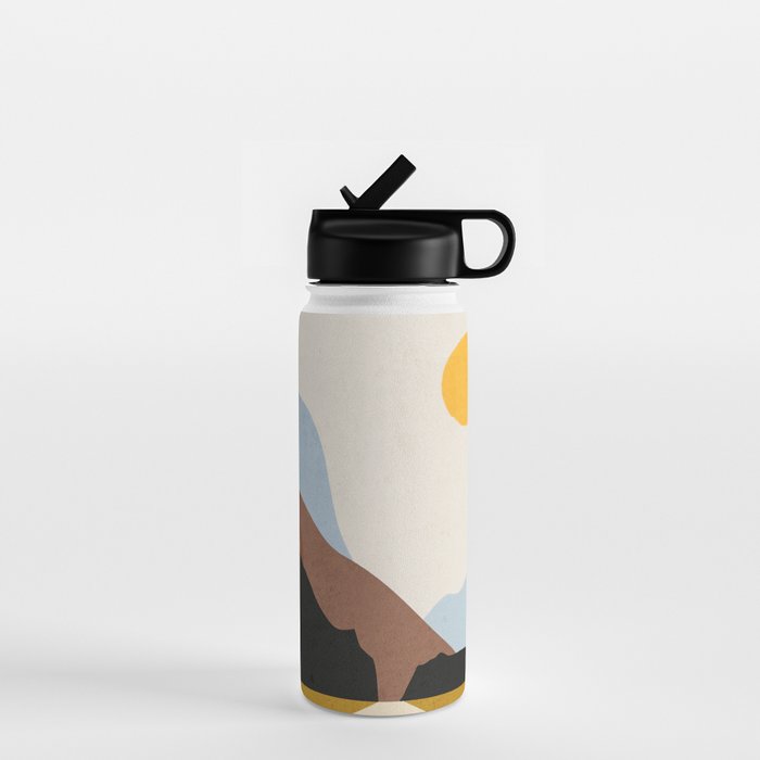 Minimal Art Landscape 9 Water Bottle Gallery Image 1