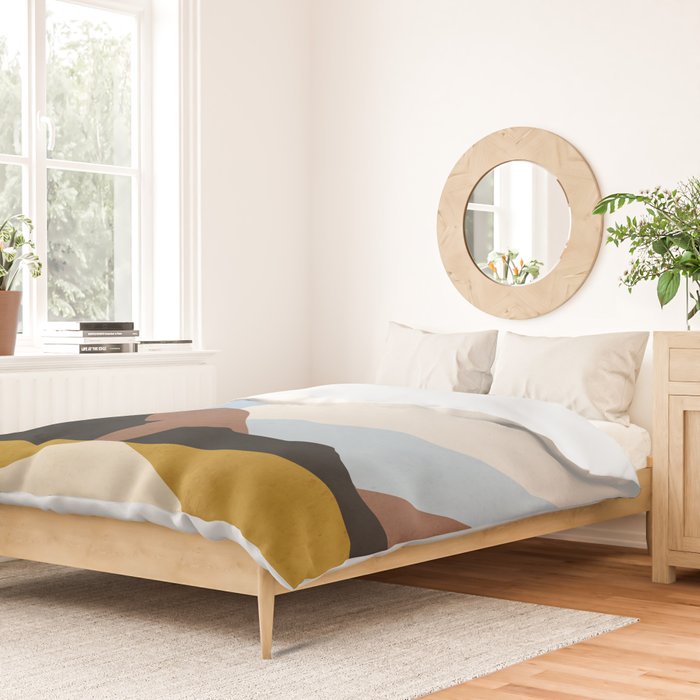 Minimal Art Landscape 9 Duvet Cover Gallery Image 2