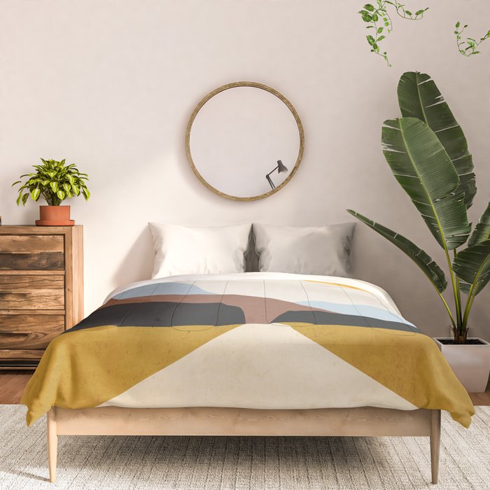 Minimal Art Landscape 9 Comforter Gallery Image 3