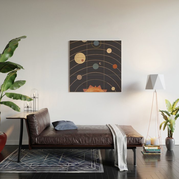 Equal Orbit Wood Wall Art Gallery Image 2