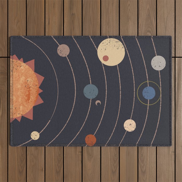 Equal Orbit Outdoor Rug Gallery Image 1