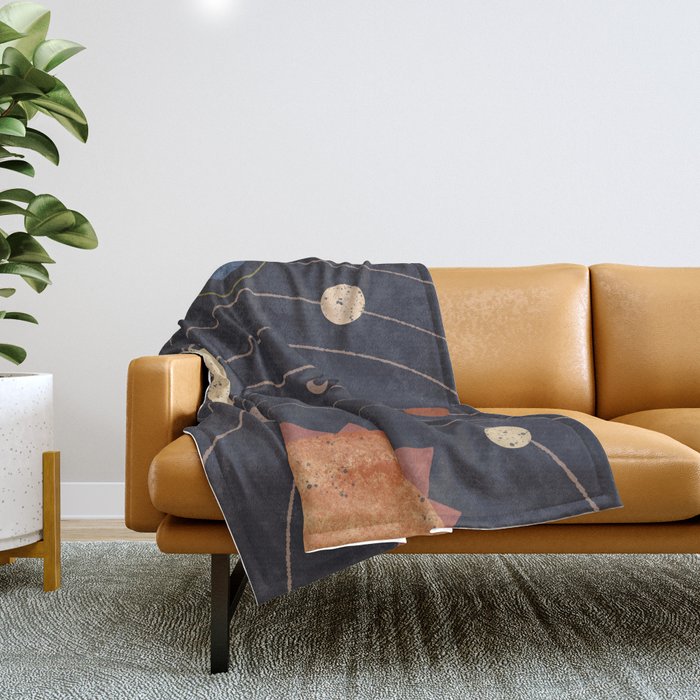 Equal Orbit Throw Blanket Gallery Image 1