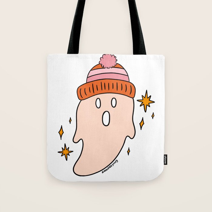 Fall Ghost Tote Bag Gallery Image 1