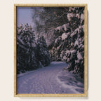 Snowy Path Serving Tray Gallery Image 1