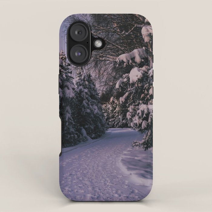Snowy Path iPhone Case Gallery Image 1