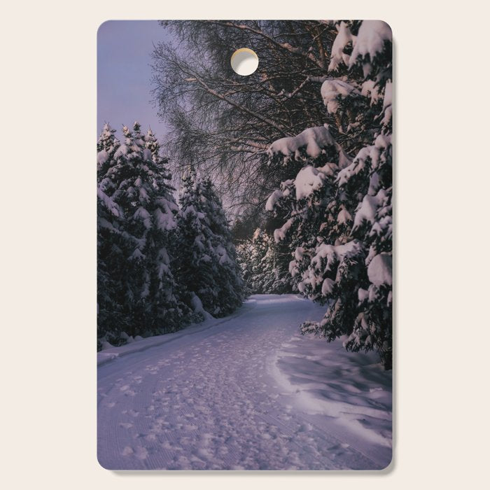 Snowy Path Cutting Board Gallery Image 1
