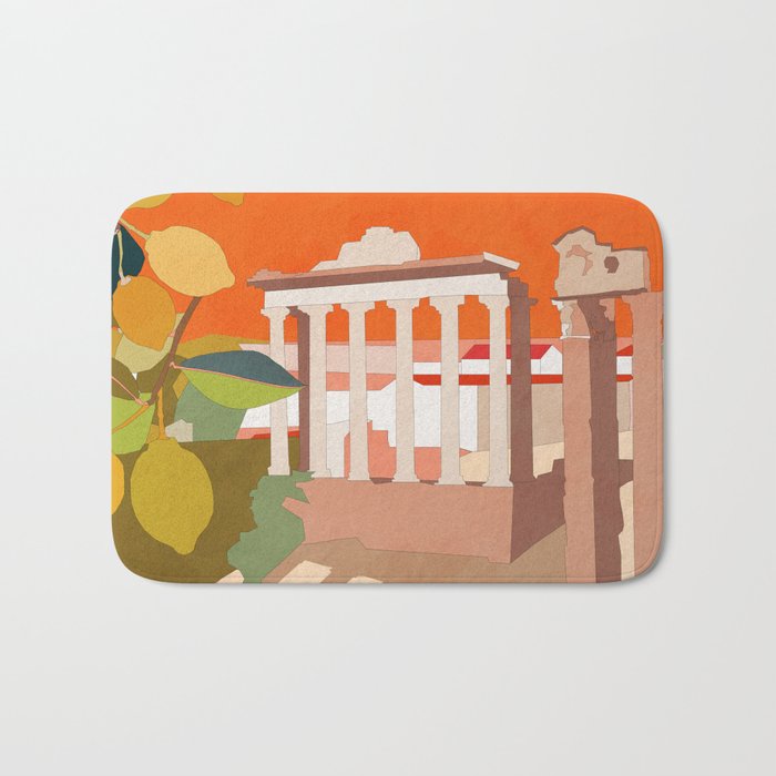 Rome travel italy Bath Mat Gallery Image 1