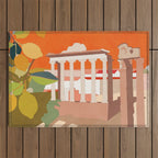 Rome travel italy Outdoor Rug Gallery Image 1